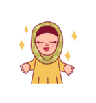 Jihab - Muslim - Girl Sticker Set（個別スタンプ：33）