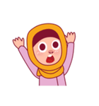 Jihab - Muslim - Girl Sticker Set（個別スタンプ：35）