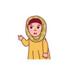 Jihab - Muslim - Girl Sticker Set（個別スタンプ：37）