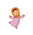 Jihab - Muslim - Girl Sticker Set（個別スタンプ：40）