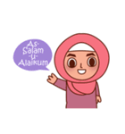 Jihab Muslim Stickers for daily use（個別スタンプ：1）