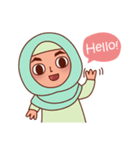 Jihab Muslim Stickers for daily use（個別スタンプ：2）
