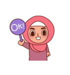 Jihab Muslim Stickers for daily use（個別スタンプ：20）