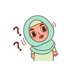 Jihab Muslim Stickers for daily use（個別スタンプ：21）