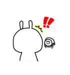 うしろうさぎとこいつ（個別スタンプ：4）