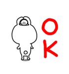 うしろうさぎとこいつ（個別スタンプ：14）