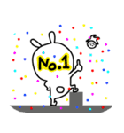 うしろうさぎとこいつ（個別スタンプ：38）