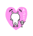 うしろうさぎとこいつ（個別スタンプ：39）