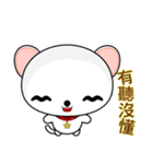 QQ Round Dog (everyday life)（個別スタンプ：34）