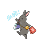 Rabbit with Mask2（個別スタンプ：8）