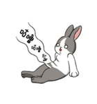 Rabbit with Mask2（個別スタンプ：15）