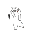 Rabbit with Mask2（個別スタンプ：27）