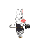 Rabbit with Mask2（個別スタンプ：36）