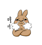 Rabbit with Mask2（個別スタンプ：39）