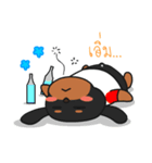 chokie ＆ family (thai)（個別スタンプ：22）