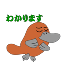 モグラちゃうわ！カモノハシ！（個別スタンプ：19）