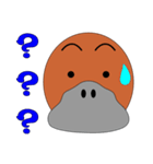 モグラちゃうわ！カモノハシ！（個別スタンプ：21）