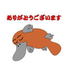 モグラちゃうわ！カモノハシ！（個別スタンプ：35）