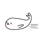 毎日使えるアクティブあざらしのあいさつ♪（個別スタンプ：17）