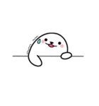 毎日使えるアクティブあざらしのあいさつ♪（個別スタンプ：24）