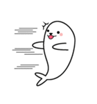 毎日使えるアクティブあざらしのあいさつ♪（個別スタンプ：38）