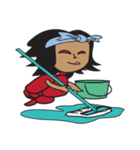 体がない女（個別スタンプ：7）