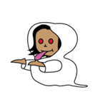 体がない女（個別スタンプ：40）