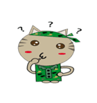 3 soldiers cats（個別スタンプ：37）