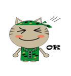 3 soldiers cats（個別スタンプ：40）
