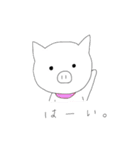 ゆるぶたちゃん（個別スタンプ：6）