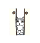 しろくろハチワレねこ（個別スタンプ：38）