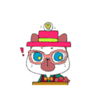 めがねこふぁみりぃ（個別スタンプ：8）