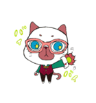 めがねこふぁみりぃ（個別スタンプ：22）