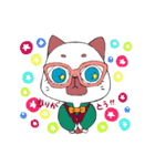 めがねこふぁみりぃ（個別スタンプ：31）