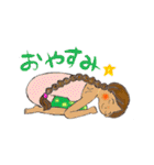 ジャーニーちゃんのヨガと愛の生活（個別スタンプ：9）