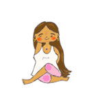 ジャーニーちゃんのヨガと愛の生活（個別スタンプ：16）