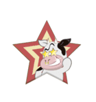 Miley the cow（個別スタンプ：36）