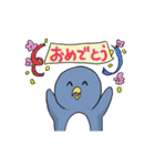 いつでも笑みを絶やさないペンギン（個別スタンプ：35）