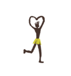 Cave painting (Thai)（個別スタンプ：36）