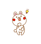 白ウサギうさどん（個別スタンプ：34）