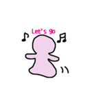 怪しいピンクの・・・（個別スタンプ：4）