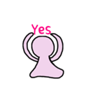 怪しいピンクの・・・（個別スタンプ：9）