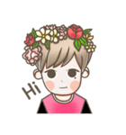 B Flower Boy（個別スタンプ：1）