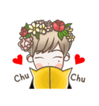 B Flower Boy（個別スタンプ：4）