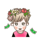 B Flower Boy（個別スタンプ：6）