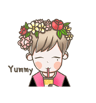 B Flower Boy（個別スタンプ：7）