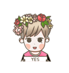 B Flower Boy（個別スタンプ：11）