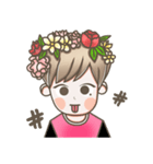B Flower Boy（個別スタンプ：15）