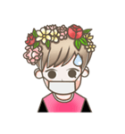 B Flower Boy（個別スタンプ：20）