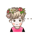 B Flower Boy（個別スタンプ：21）